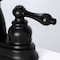 Kingston Brass KB5610AL Restoration 4" Centerset Bathroom Faucet, Matte Black KB5610AL - alternate 6